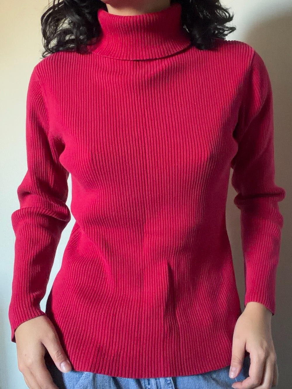 Classic Ribbed Turtleneck Sweater